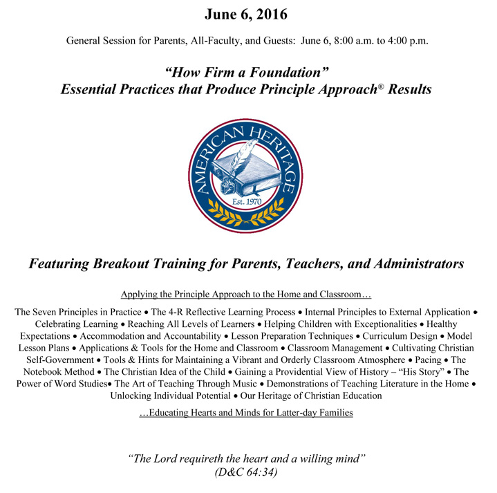 Foundations Training
